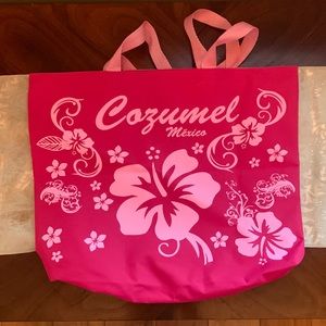 Brand new Pink medium sized tote from Cozumel, Mexico.